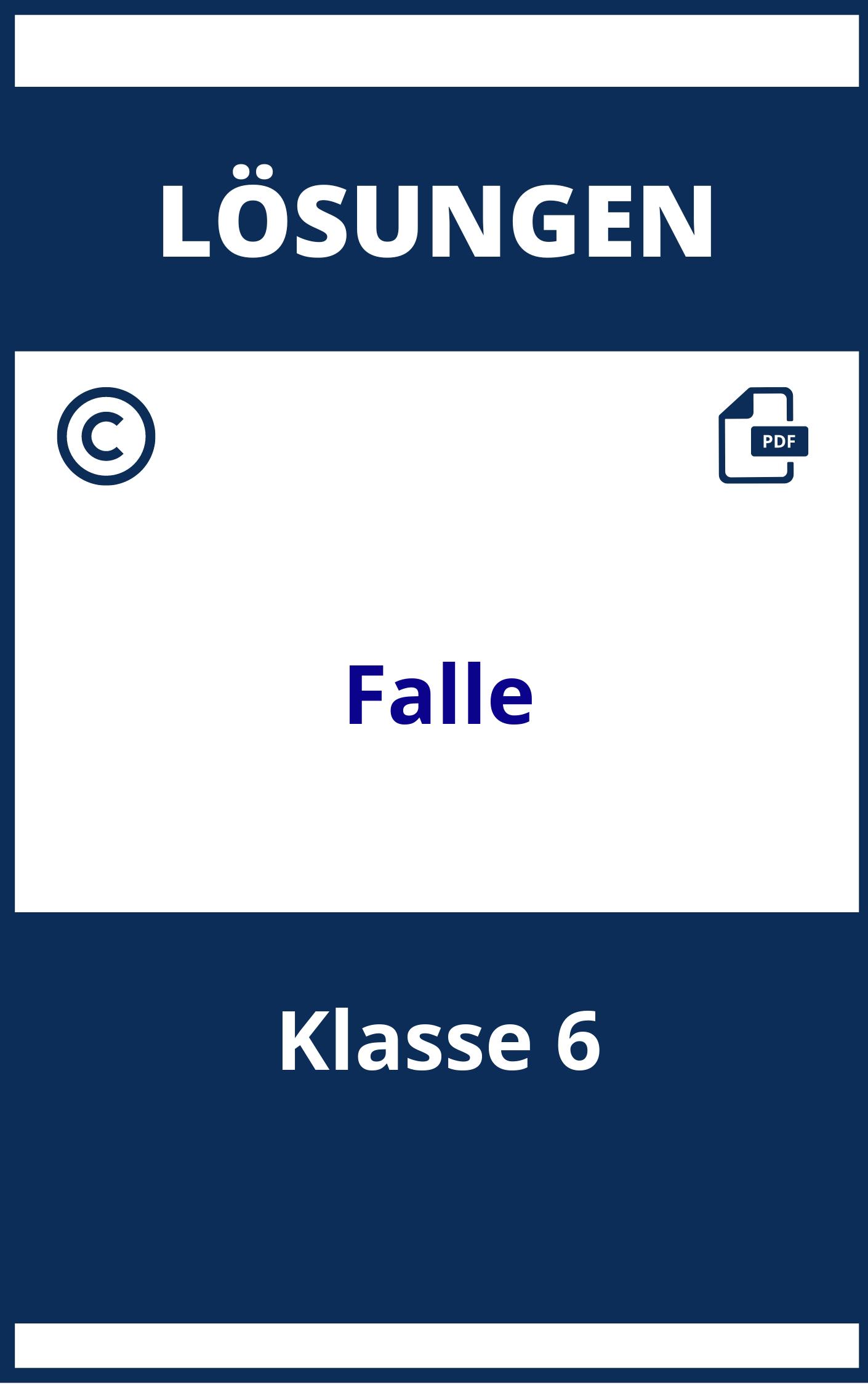 4 Fälle Übungen Mit Lösungen 6. Klasse