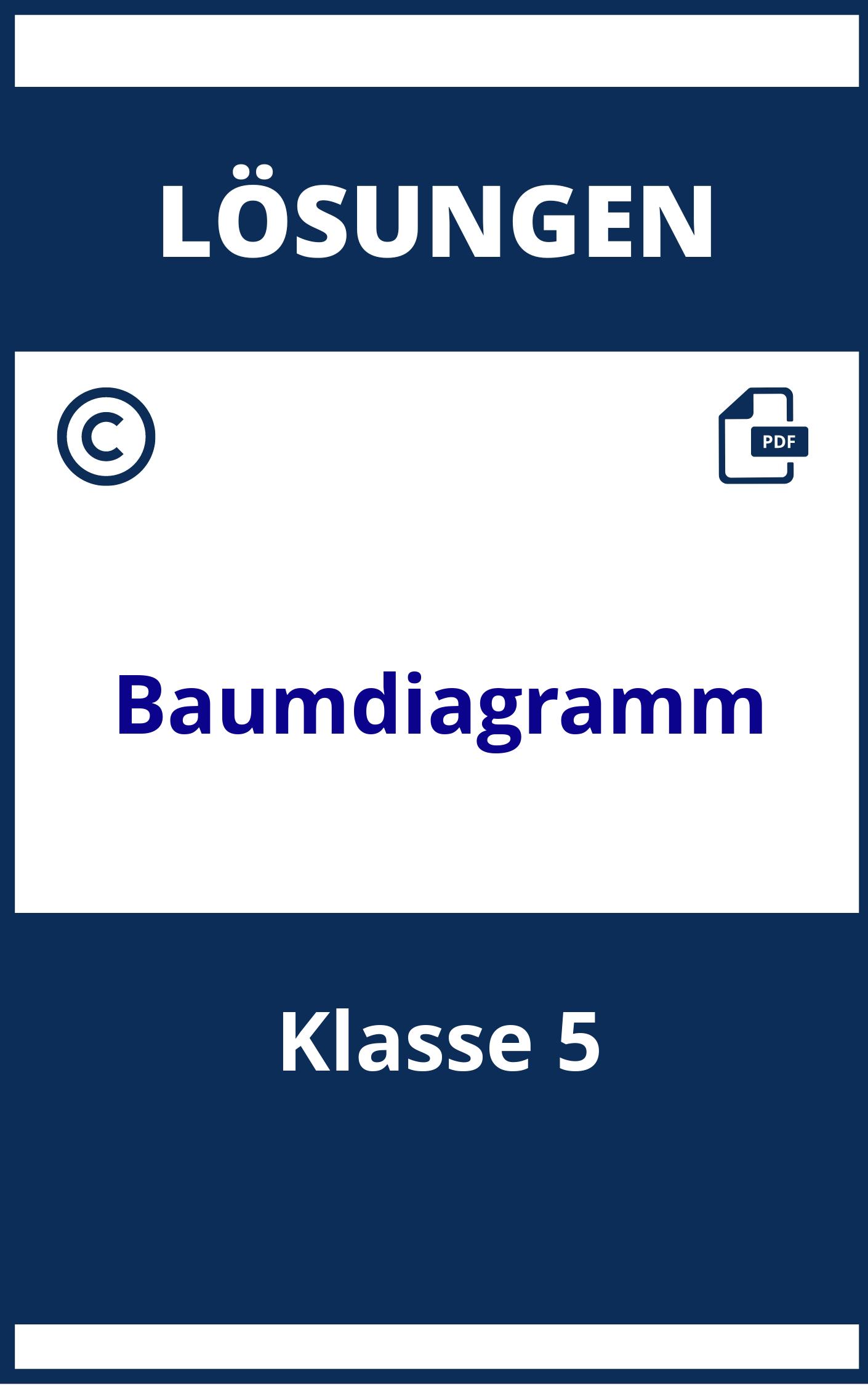 Baumdiagramm Aufgaben Mit Lösungen 5 Klasse