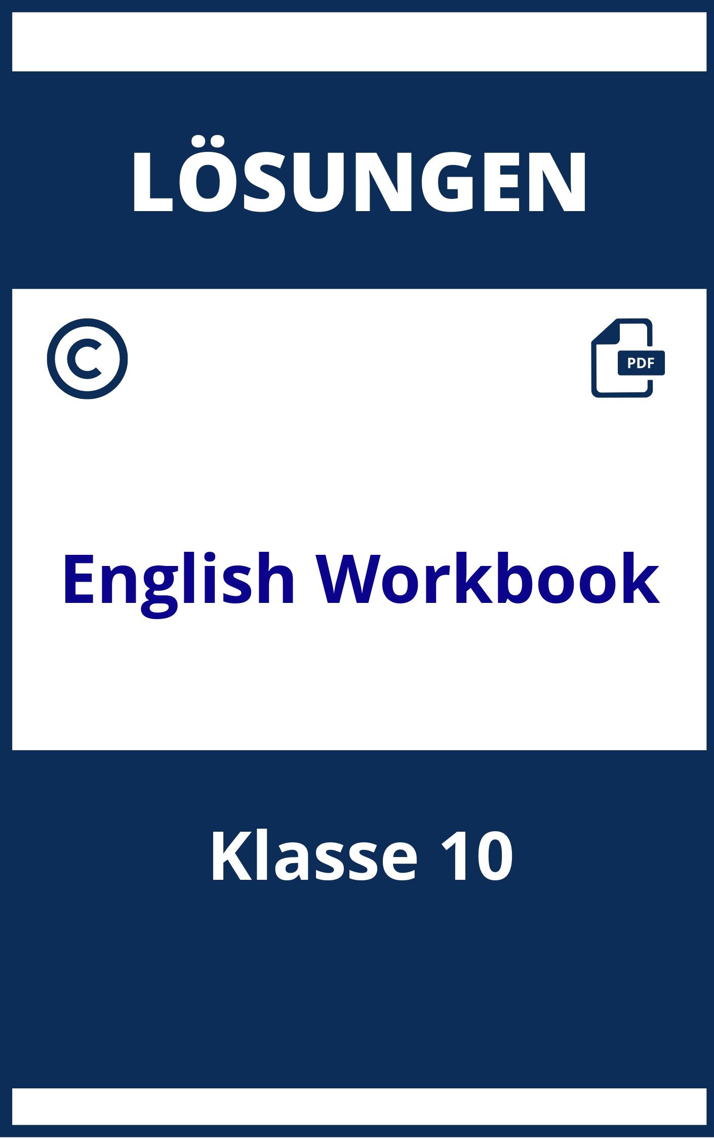 English Workbook Lösungen Klasse 10