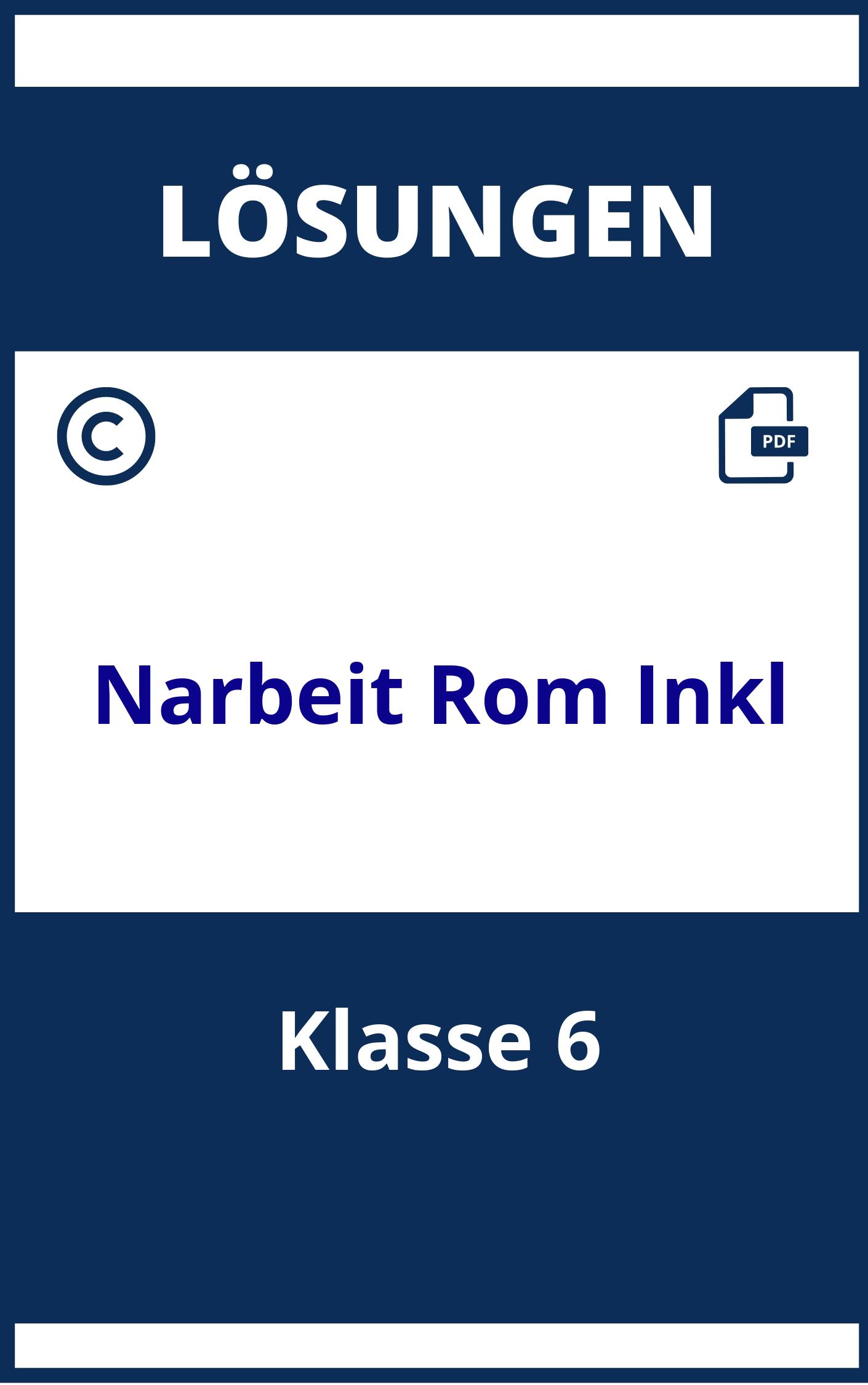 Klassenarbeit Rom Klasse 6 Inkl Lösungen