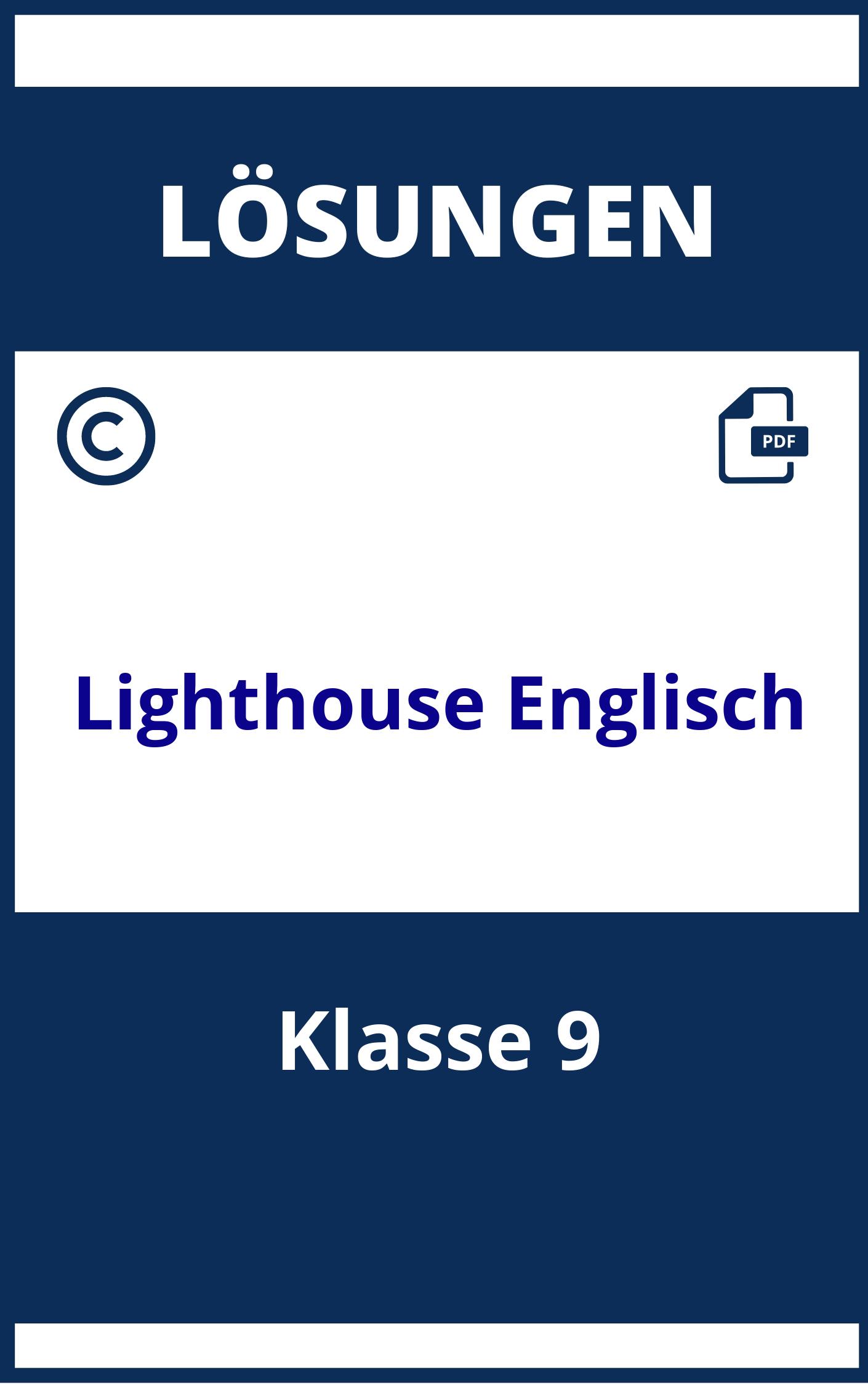 Lighthouse Englisch Klasse 9 Lösungen