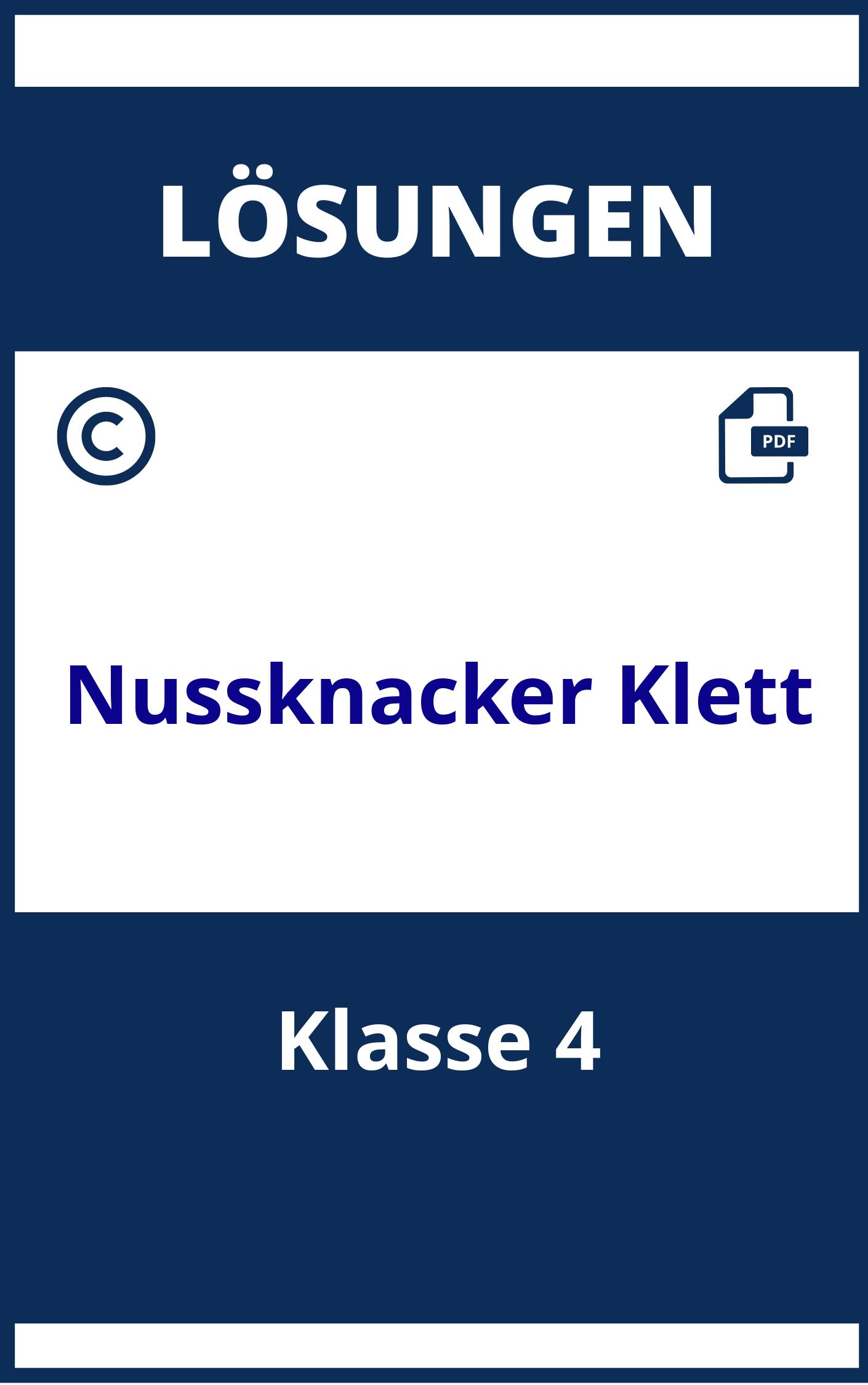 Nussknacker Klett 4. Klasse Lösungen