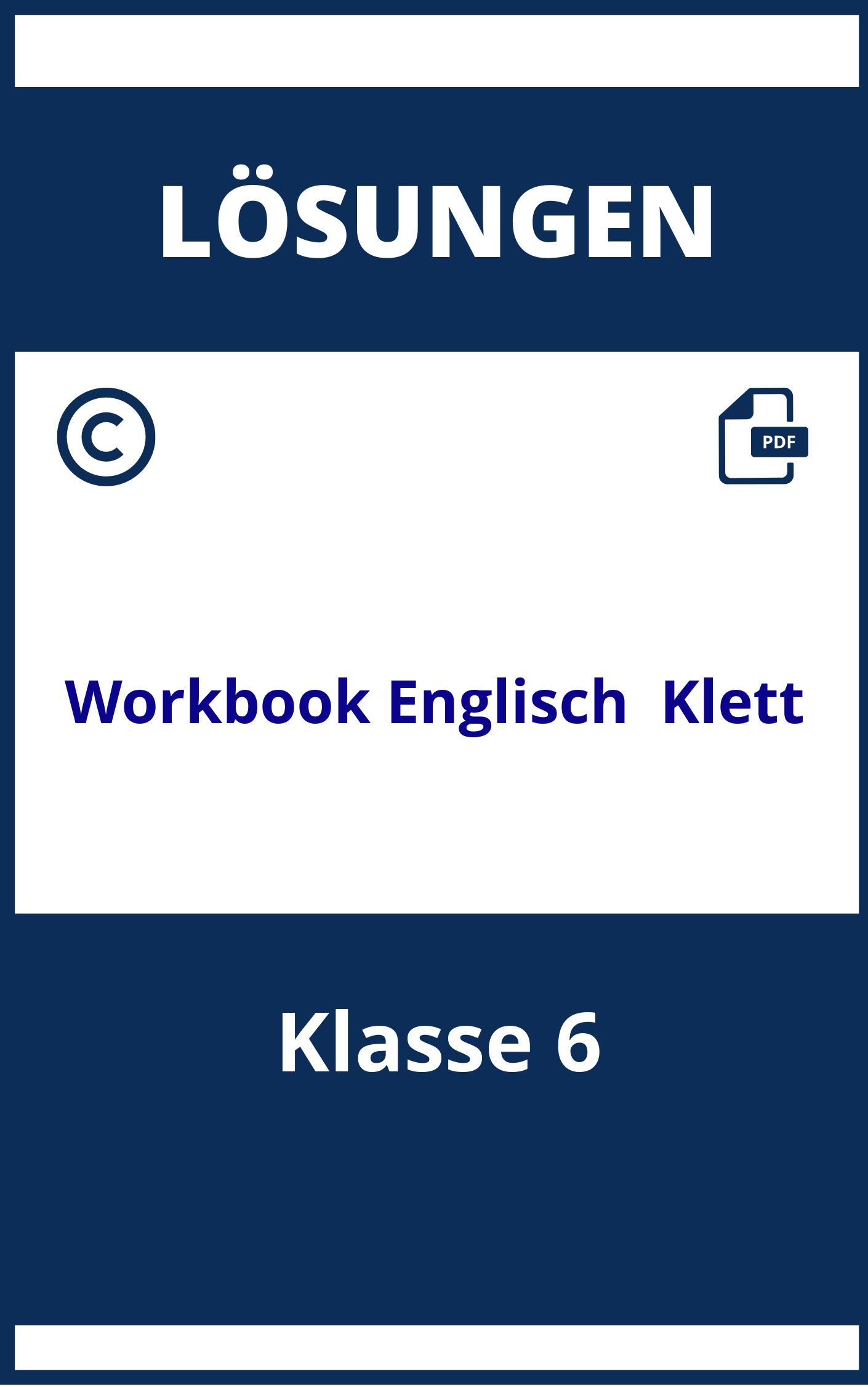 Workbook Englisch Klasse 6 Lösungen Klett